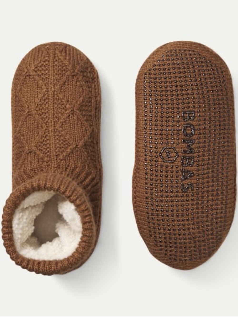 Bombas Women's Gripper Slipper Booties Sherpa Lined Size Small